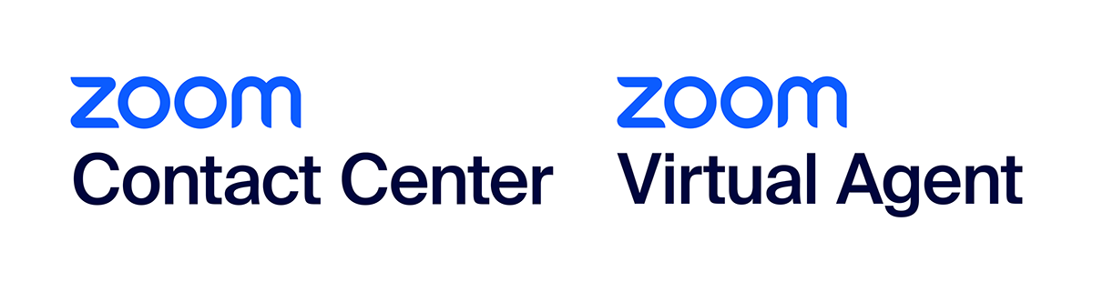 「Zoom Contact Center」「Zoom Virtual Agent」ロゴ
