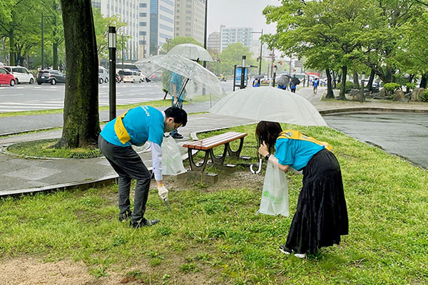 広島での地域清掃ボランティア