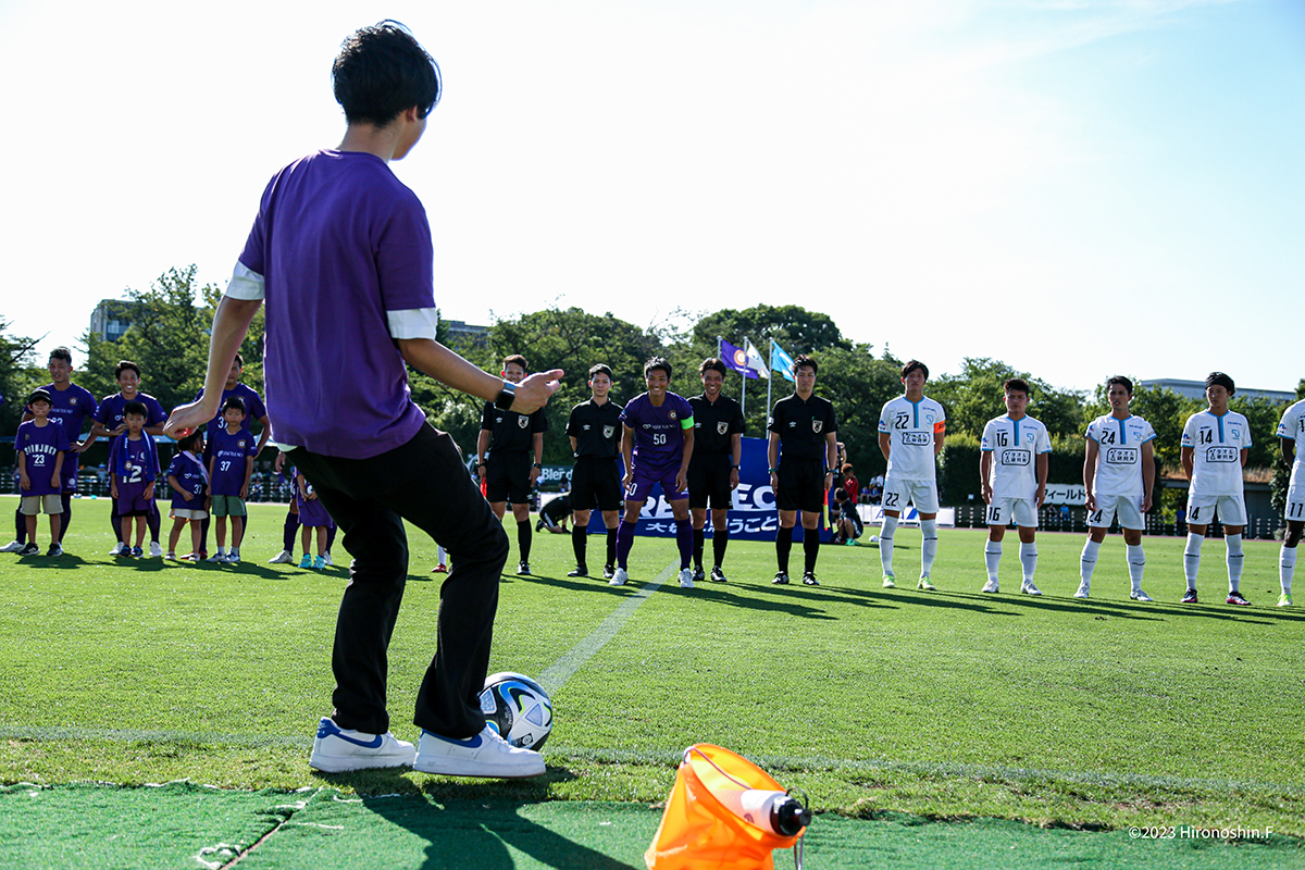 冠試合の様子